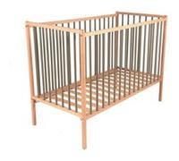 Lit Remi, 60cm x 120cm Taille, Bicolore Gris et Naturel
