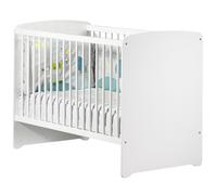 Baby Price Lit bébé Basic 120 x 60 cm en bois blanc