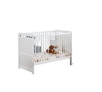 Lit bébé TYMEC - bois blanc