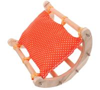 Lit-berceau en Bois pour Hamster, Petit, Confortable, Réutilisable, Orange