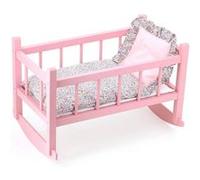 Porte-bébé ventral VILAC en coton matelassé doublé rose à petits pois - Pour bébé fille à partir de 3 ans