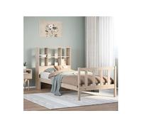Vidaxl Lit Bibliothèque Sans Matelas 90x200 Cm Bois De Pin Massif