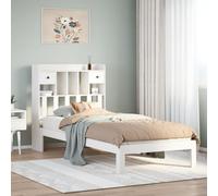 Lit Bibliothèque sans Matelas Adulte Sommier à Lattes Chambre Pin Massif vidaXL