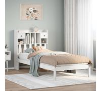 Lit Bibliothèque sans Matelas Adulte Sommier à Lattes Chambre Pin Massif vidaXL