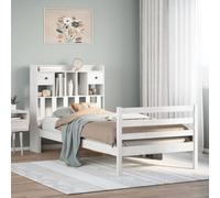 Lit Bibliothèque sans Matelas Adulte Sommier à Lattes Chambre Pin Massif vidaXL