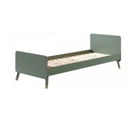 Vipack Lit Billy en bois 90 x 200 cm Vert olive pour enfant