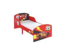 Disney Lit pour enfants Flash McQueen – bois d'ingénierie, lattes en bois, côtés protégés, 140×70 cm