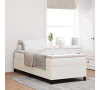 Lit Box Spring Vidaxl Crème 100x200 Cm Tissu Côtelé