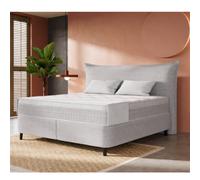 Lit boxspring coffre complet 180cm + matelas + surmatelas NUAGE