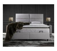 Lit boxspring complet 160cm + matelas + surmatelas LONE