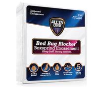 Lit Bug Blocker Non-tissé Zip Alèse, Blanc, Entier
