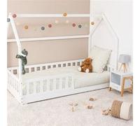 Lit cabane enfant Bosco blanc 90x190cm - Atmosphera createur d'interieur