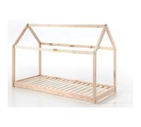 Lit cabane 90x200cm pin Naturel