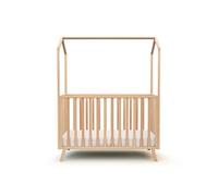 - Lit cabane bébé évolutif en bois KASA 60 x 120 cm