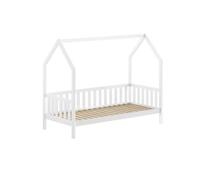 Lit cabane cabane blanc 90x200 - style tipi