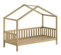 Vipack Lit Cabane Dallas Chêne Naturel 90x200