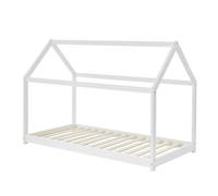 Lit Cabane des Rêveries Blanc 70x140 Sommier Inclus Laïba Kids