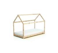 - Lit cabane enfant 90 x 190 en bois