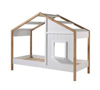 Lit Cabane Vipack 90x200cm Babs Ouvert