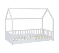 Lit cabane enfant Bosco Blanc 90x190 - Atmosphera For Kids