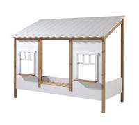 Lit Cabane Enfant ""Housebed IV"" 90x200cm Blanc
