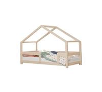 Lit cabane enfant LUCKY 120 x 180 beige