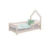 Lit cabane enfant POPPI 120 x 190 beige 1