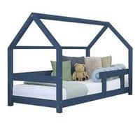 Lit cabane enfant TERY 120 x 200 bleu marine Bleu