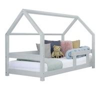 Lit cabane enfant TERY 90 x 200 gris clair Gris