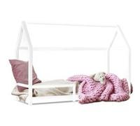 IDMarket - Lit cabane Enfant 90 x 190 cm Nessi Blanc