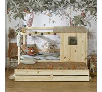 Lit Cabane Gigogne Bois Massif Alma Bois 90X200