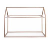 Lit pour Enfant Original en Bois Maison Brun G
