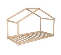 Lit cabane KOALA 90x190 + 1 sommier / Naturel