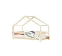 Lit cabane LUCKY 120x180cm Verni Beige