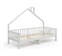 VitaliSpa lit cabane Noemi, Blanc, 90x200 cm