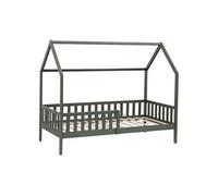 Lit cabane pour enfant 190x90cm vert MARCEAU