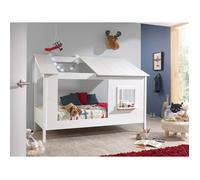 Lit Cabane - VIPACK - HouseBed - Blanc - 90x200 cm - Pour Enfant