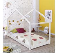 Lit cabane KOALA 90x190 + 1 sommier / Blanc