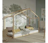 LIT CABANE Wendy 90X190 + 1 SOMMIER/Naturel