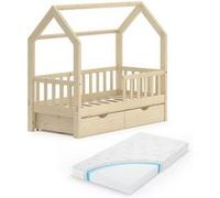 Lit cabane Wiki 34959 Naturel bois