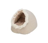 Lit cachette pour animaux de compagnie Boho 35x26x41 cm Beige