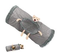 Lit cachette pour chaton - Tunnel d'intérieur pour chat, Tunnel d'activité pour chat | Tube de jeu pour chat d'intérieur en tissu polaire doux avec judas pour lapins, chatons, furets, chiots