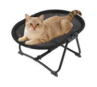 Lit Camping-Bond - Tapis surélevé robuste pour chien avec un design hamac respirant, lavable et portable toutes saisons | Convient pour une utilisation intérieure et extérieure, voyage, camping |