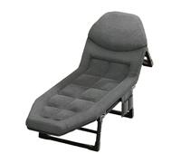Lit Camping Pliable avec Matelas Dossier Réglable en Six Positions Support À 8 Pieds Lit Portable pour Adultes Aucune Installation n'est Nécessaire(Color:B,Size:178 * 56 * 30cm)