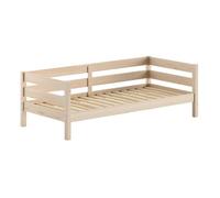 Vipack Lit banquette Maggie 90 x 200 cm pin massif sommier à lattes inclus