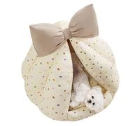 Lit Caverne pour Chat,Tunnel Semi Fermé Doux Et Privé - Le Lit de Maison pour Chat d'Intérieur,pour Intérieur Extérieur Hiver Dehors Maison Voyage Chambre Balcon