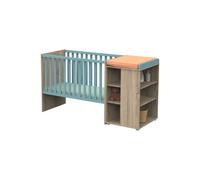 Lit combiné Sauthon Nova Argile Douce - 120 x 60 cm évolutif en 90 x 190 cm