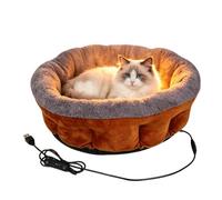 Lit Chat Chauffant Coussin Chauffant Réglable Avec 3 Minuteries Amovible Et