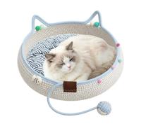 Lit Chat Nid pour Animal De Compagnie Interactif Griffoir avec Balle en
