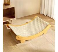 Lit chaud 2 en 1 pour chat et griffoir en sisal confortable et durable, rampe à griffer réutilisable pour animaux de compagnie de petite à moyenne taille
